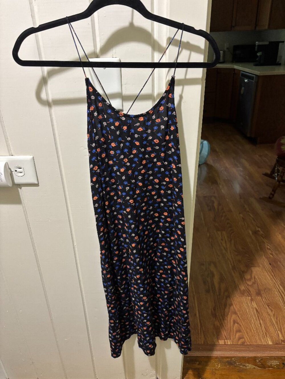 Madewell Tie-Back Slip Dress in Prairie Posies
